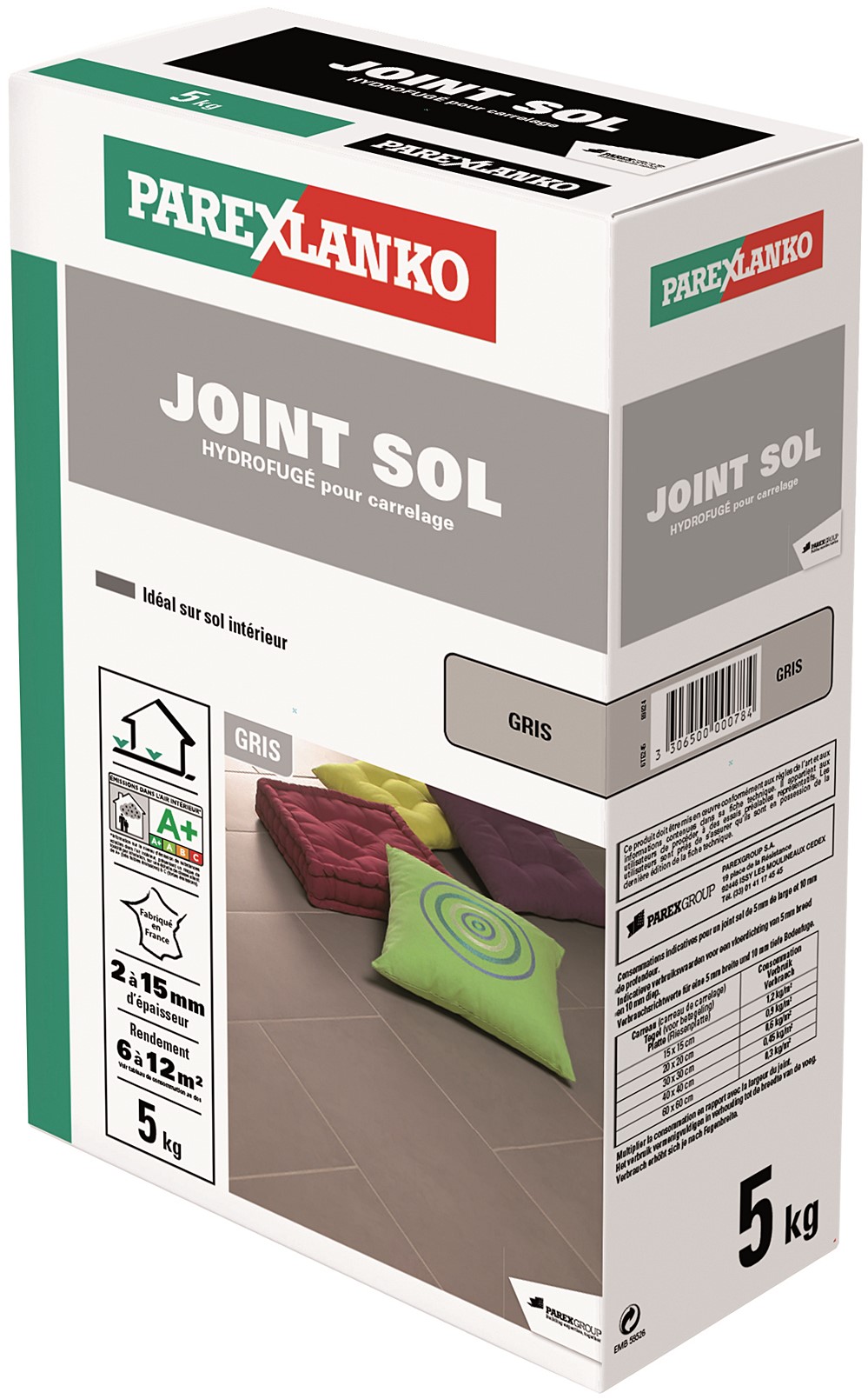 Joint de carrelage sol gris - PAREXLANKO
